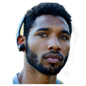 Man With Headphones PNG Dwf