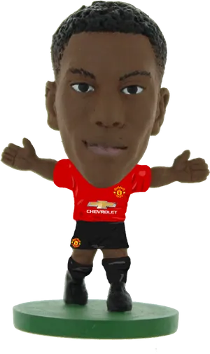 Manchester United Footballer Bobblehead PNG image