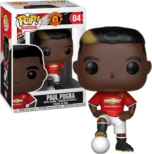 Manchester United Paul Pogba Funko Pop PNG image