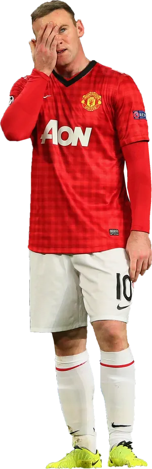 Manchester United Player Gesture PNG