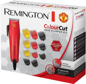 Manchester United Remington Colour Cut Hair Clipper Kit