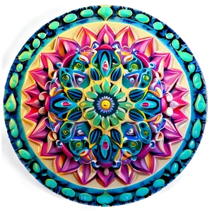Mandala Design Coaster PNG 77