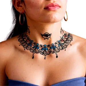 Mandala Neck Tattoo Collections PNG Biu42 PNG