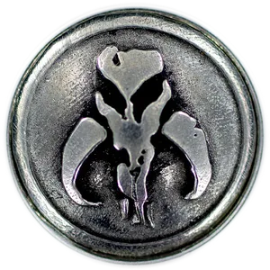 Mandalorian Mythosaur Skull Symbol PNG image
