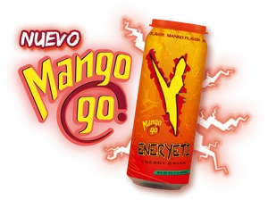 Mango Go Energy Drink Promotion PNG