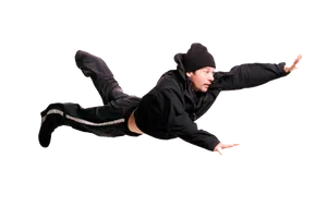 Manin Midair Fall PNG