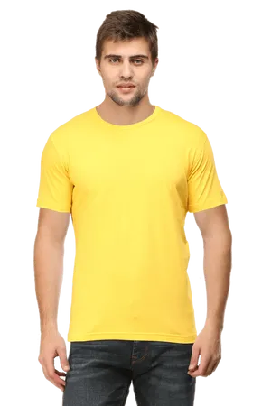 Manin Yellow T Shirt PNG image