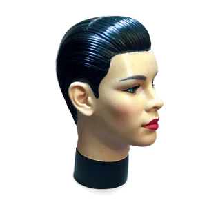 Mannequin Head For Barber Training PNG 06282024