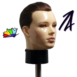 Mannequin Head For Barber Training PNG Ydi25 PNG