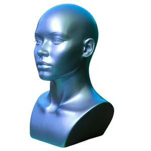 Mannequin Head For Jewelry Display Png 06282024 PNG image