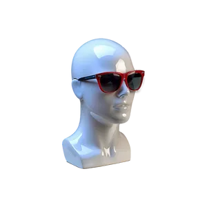 Mannequin Head For Sunglasses Display PNG 06282024