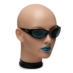 Mannequin Head For Sunglasses Display PNG Kvu