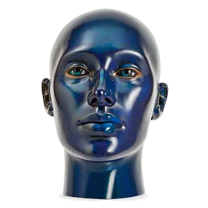 Mannequin Head With Facial Features Png 06282024 PNG image