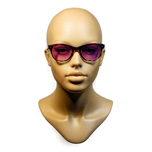 Mannequin Head With Glasses Display Png 54 PNG image