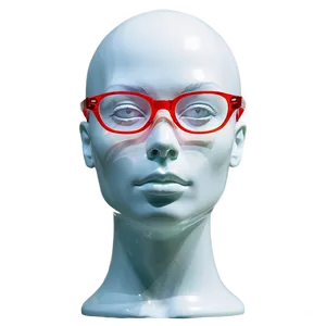 Mannequin Head With Glasses Display Png 80 PNG image