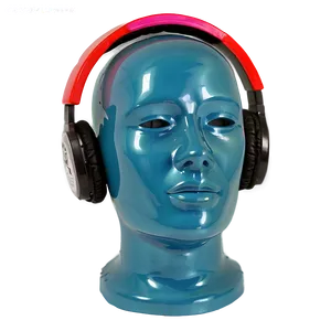 Mannequin Head With Headphones PNG 66