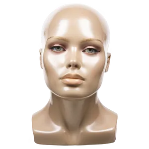 Mannequin Head With High Fashion Look PNG Vjg PNG