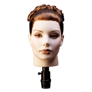 Mannequin Head With Unique Hairstyles PNG Msr50 PNG
