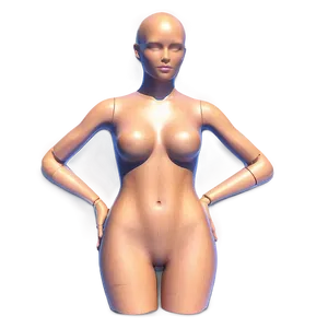 Mannequin Silhouette PNG 05242024
