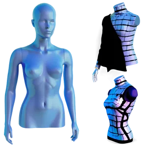 Mannequin Torso With Clothes Png 06282024 PNG image