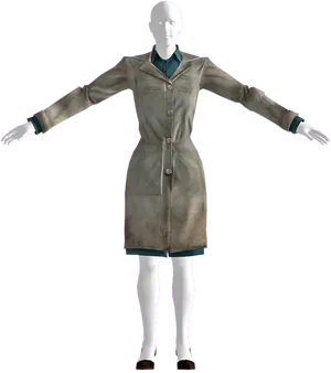 Mannequinin Lab Coat PNG image
