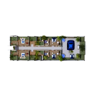 Mansion Floor Plan PNG 91