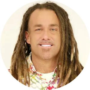 Manwith Dreadlocks Smiling PNG image