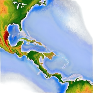 Map Of The Caribbean Png 96 PNG image