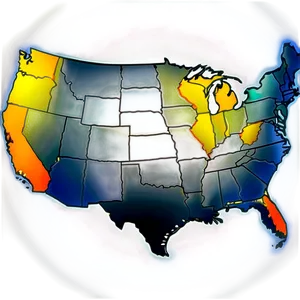 Map Of Usa Png Vro42 PNG image