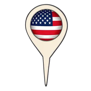 Map Pin With Flag Png 05252024 PNG image