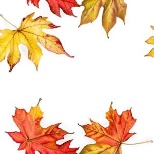 Maple Leaves Falling Png 06132024 PNG image