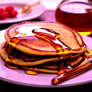 Maple Syrup Pancakes PNG 05232024