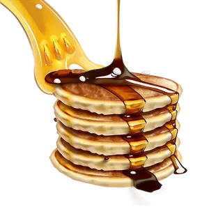 Maple Syrup Pancakes PNG Ewe