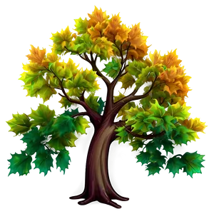 Maple Tree Design PNG Qum27 PNG