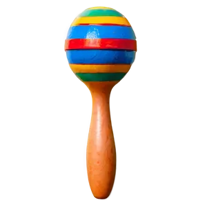 Maraca In Bold Colors PNG 06122024 PNG