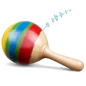 Maraca With Sound Waves PNG 9 PNG