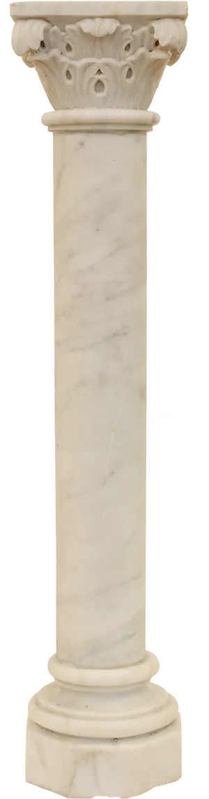 Marble Column Corinthian Capital PNG image