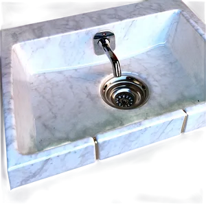 Marble Kitchen Sink PNG Isu