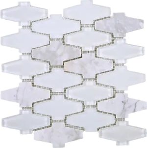 Marble Mosaic Tile Pattern PNG image