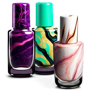 Marble Nail Polish Bottle PNG 06292024 PNG
