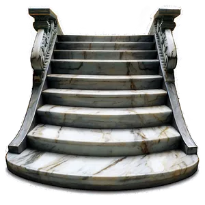 Marble Staircase Png 06122024 PNG image