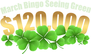 March Bingo Seeing Green120000 Event PNG image