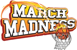 March Madness Basketball Logo PNG image