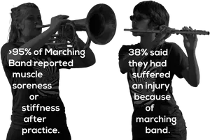 Marching Band Muscle Sorenessand Injuries PNG