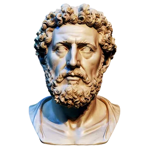 Marcus Aurelius Philosopher King Bust Png Rcj56 PNG image