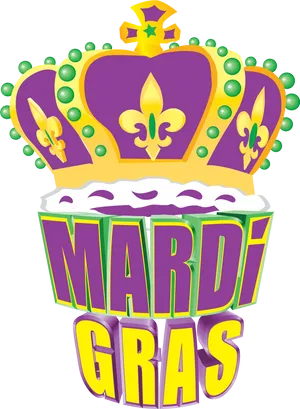 Mardi Gras Celebration Graphic PNG image