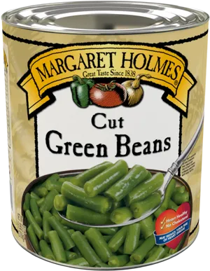 Margaret Holmes Cut Green Beans Can PNG image