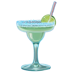 Margarita Cocktail Glass Png 06212024 PNG image