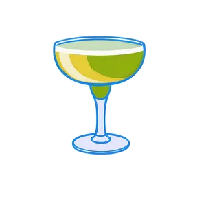 Margarita Glass On Table PNG Ujm77 PNG