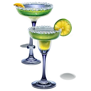Margarita Glass Set PNG 43